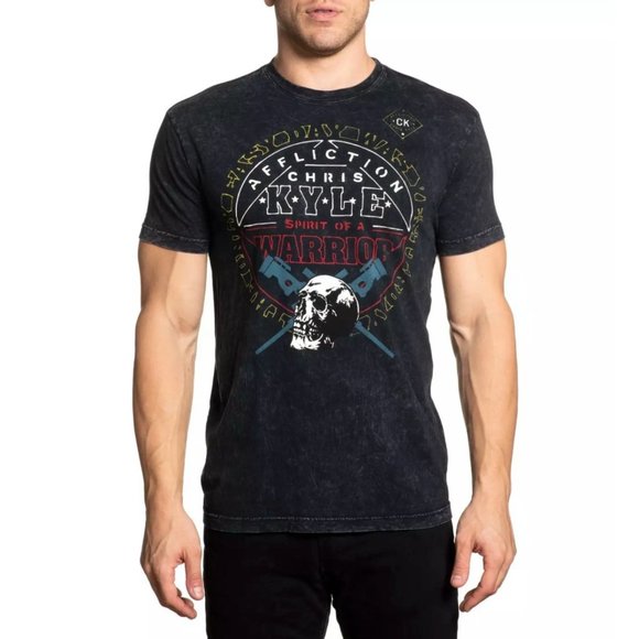 AFFLICTION Men's T-Shirt Reversible S/S CK YETSERD - Picture 8 of 12